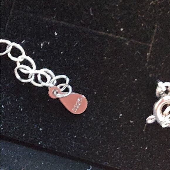 925 Silver Blue Eye Bracelet - Picture 4 of 5